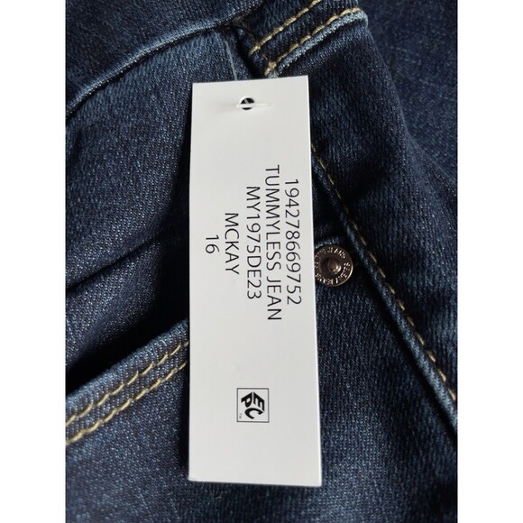 Seven7 Tummyless High-Rise Skinny Sz 16 Jeans With Inner Slimming Control Panel - Picture 9 of 11